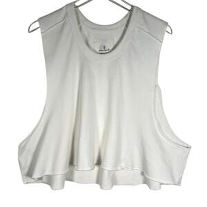 FP Movement Women’s Muscle Tank Top White M  Activewear Sleeveless Workout Tee
